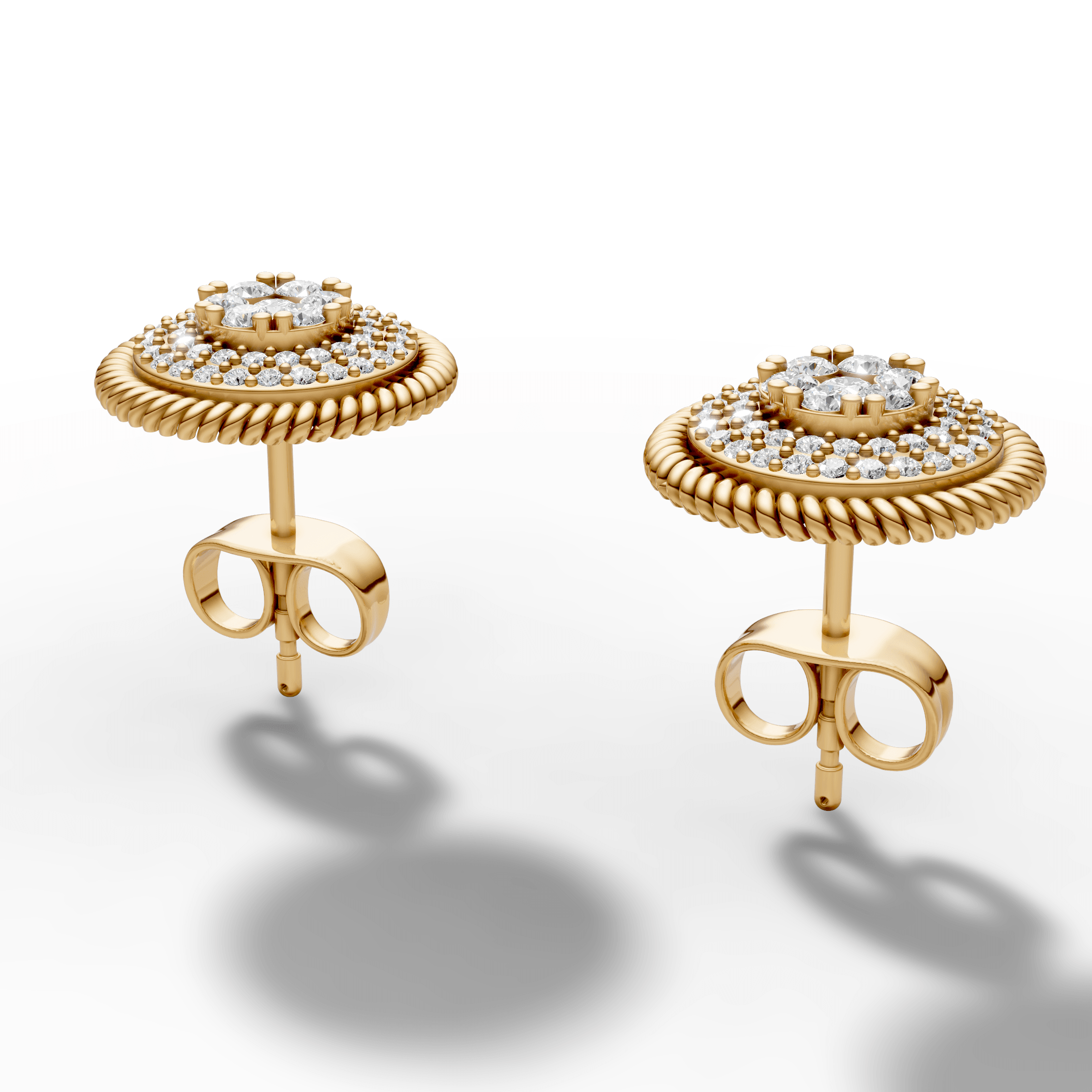 ROYAL HALO EARRINGS — gallery view