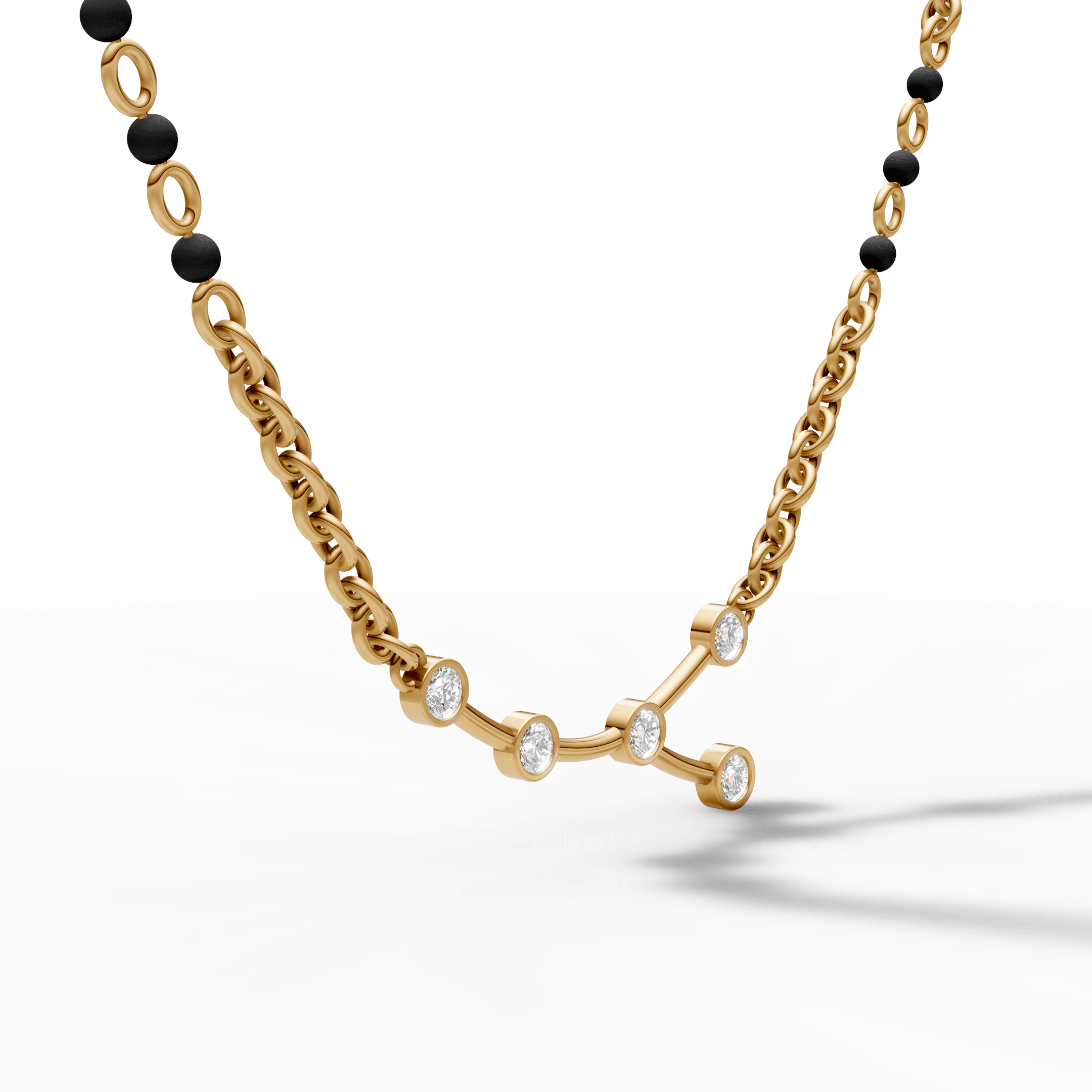 Celestial Curve Mangalsutra — gallery view