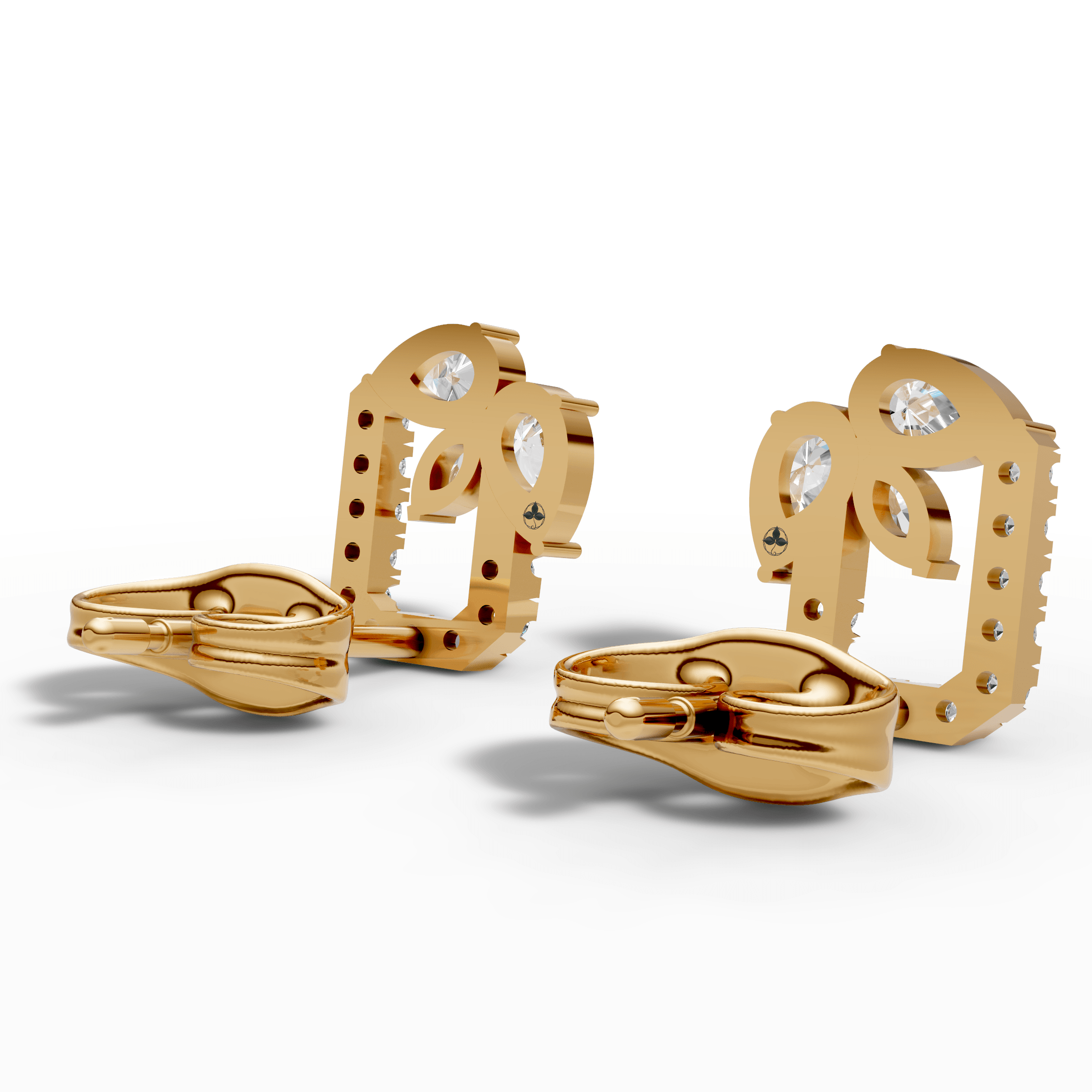 Royal Petal Earrings — gallery view