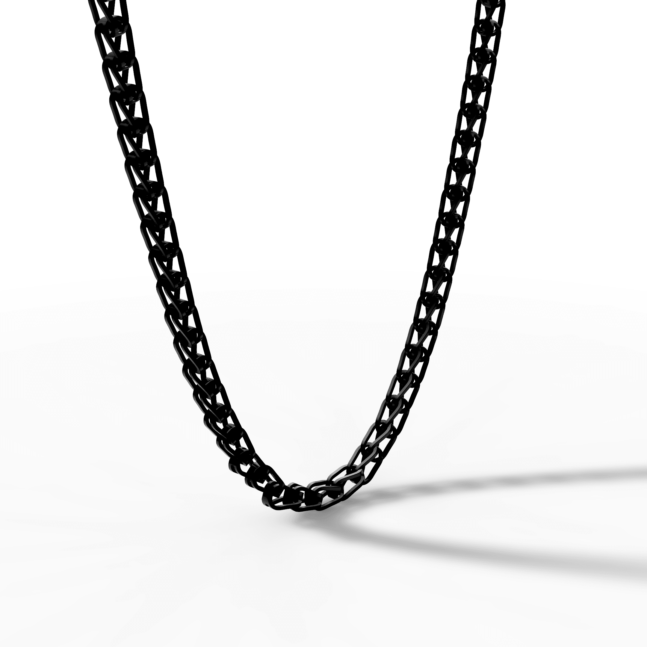 Obsidian Link Luxe Black Chain — gallery view