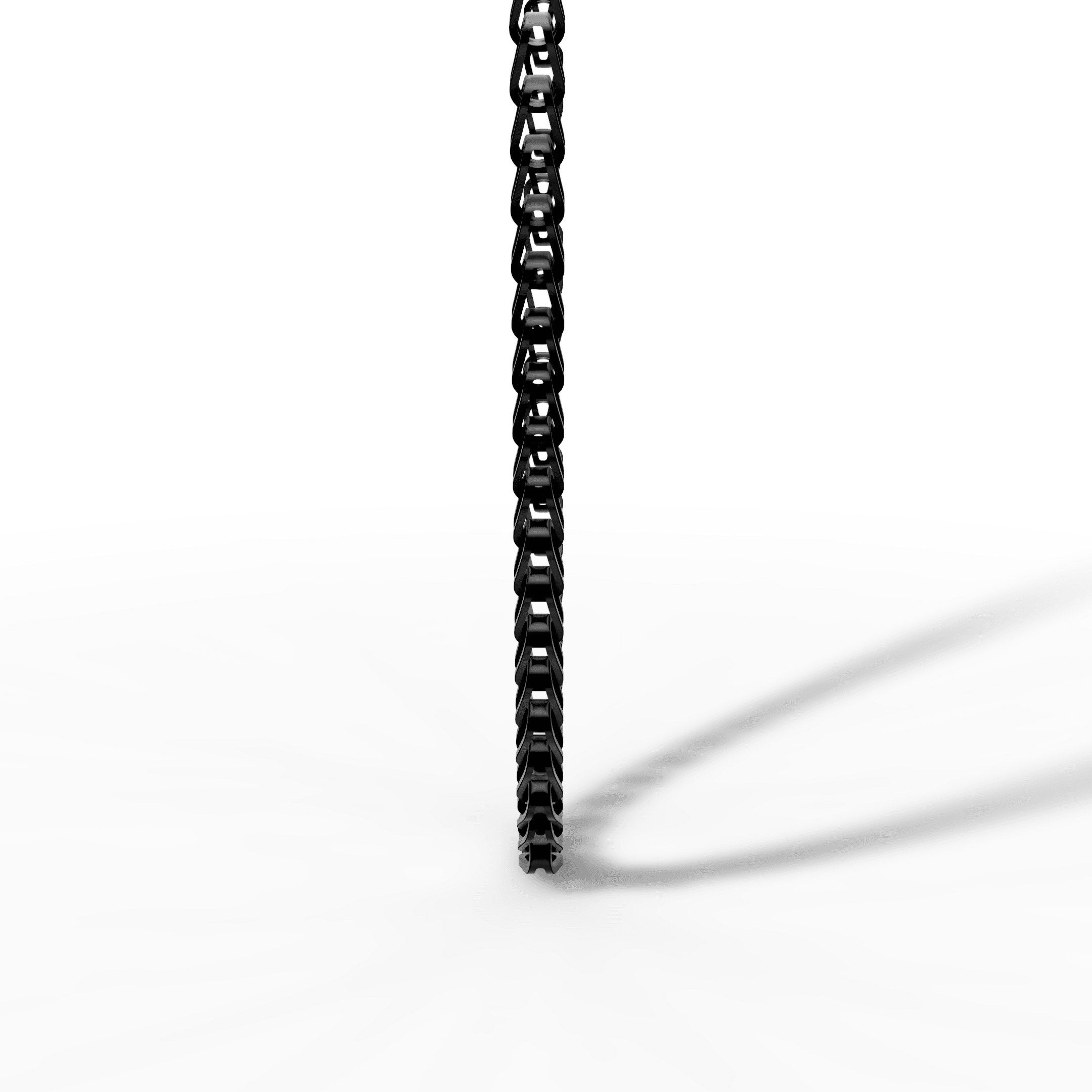 Obsidian Link Luxe Black Chain — gallery view