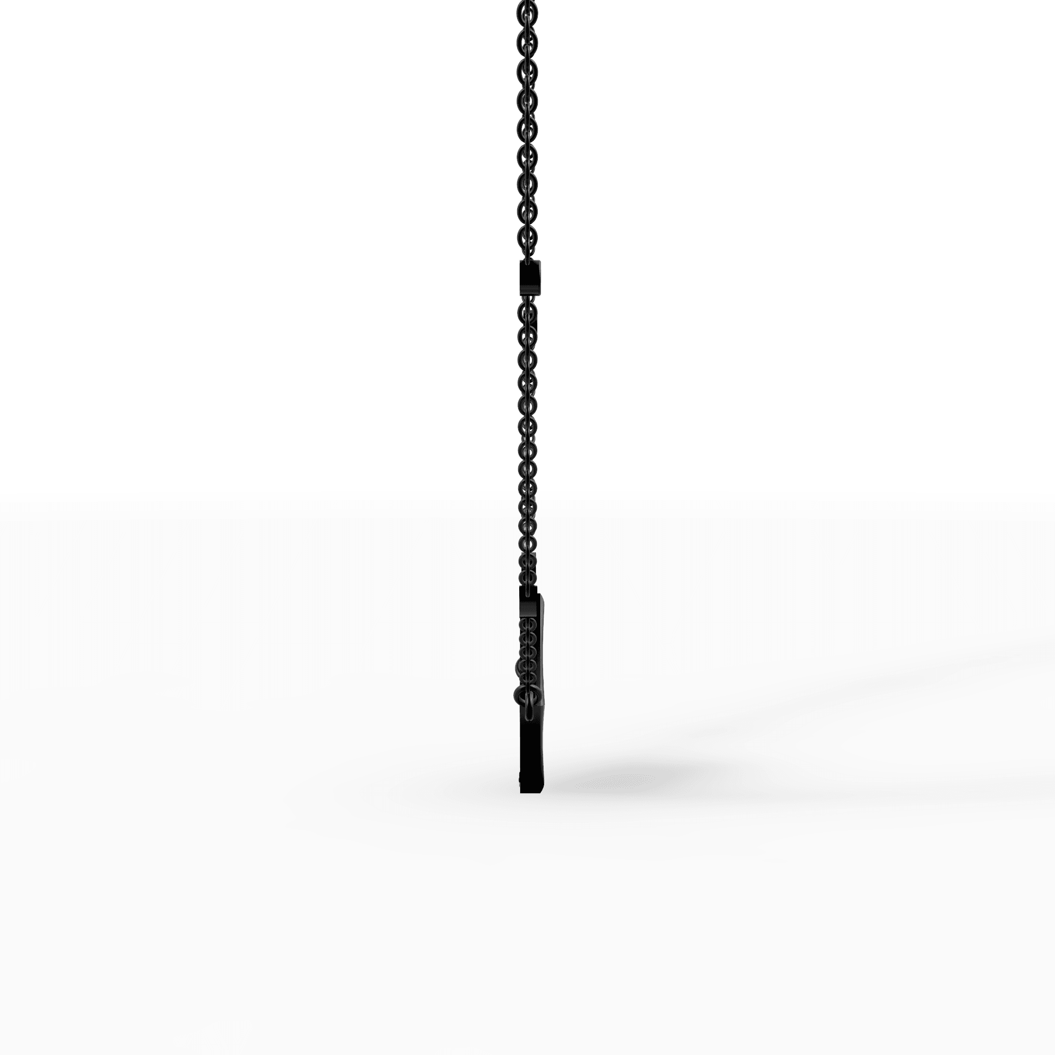 Geometric Rhombus Diamond Lattice Station Pendant — gallery view