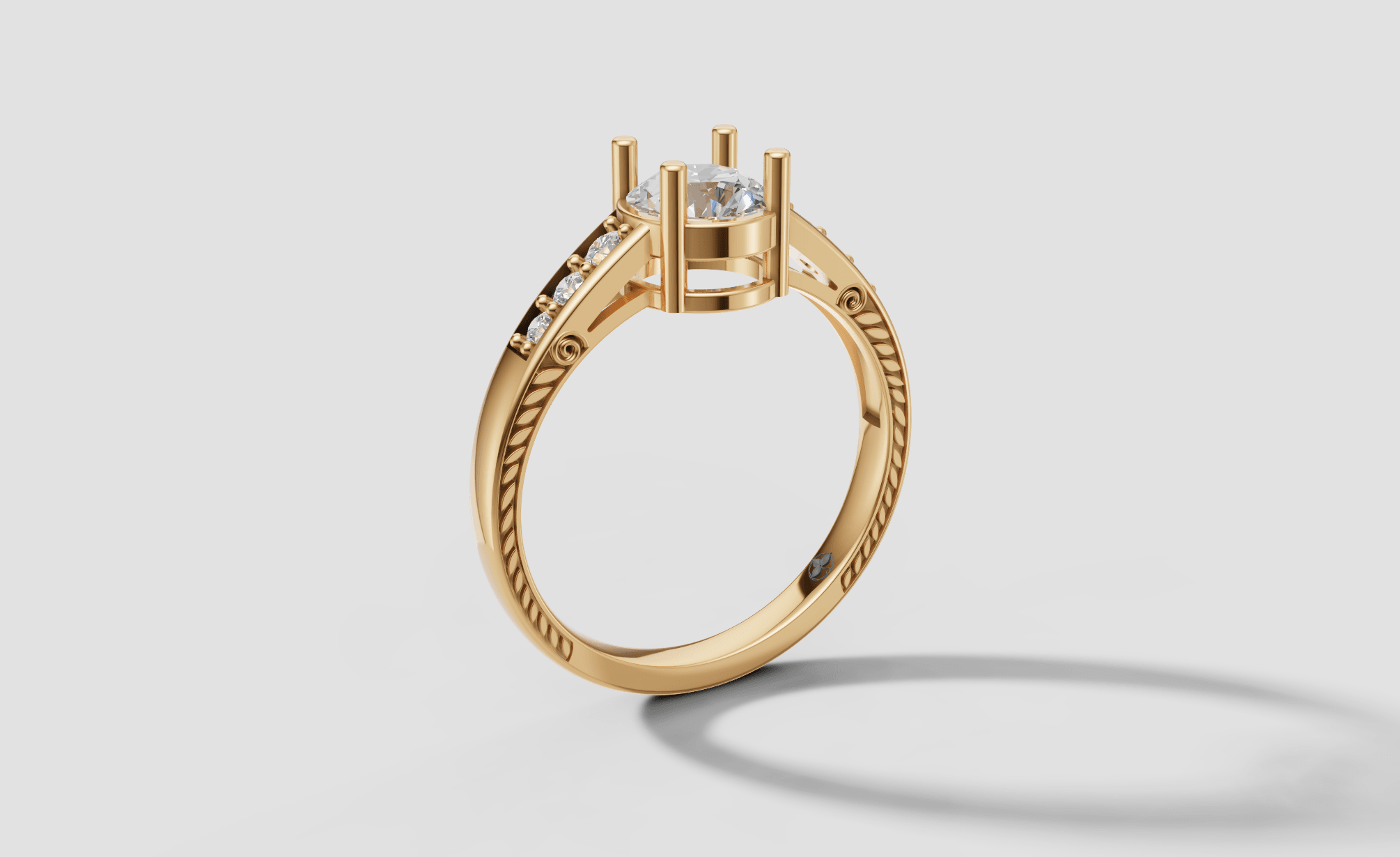 ONYX MAJESTY SOLITAIRE RING
