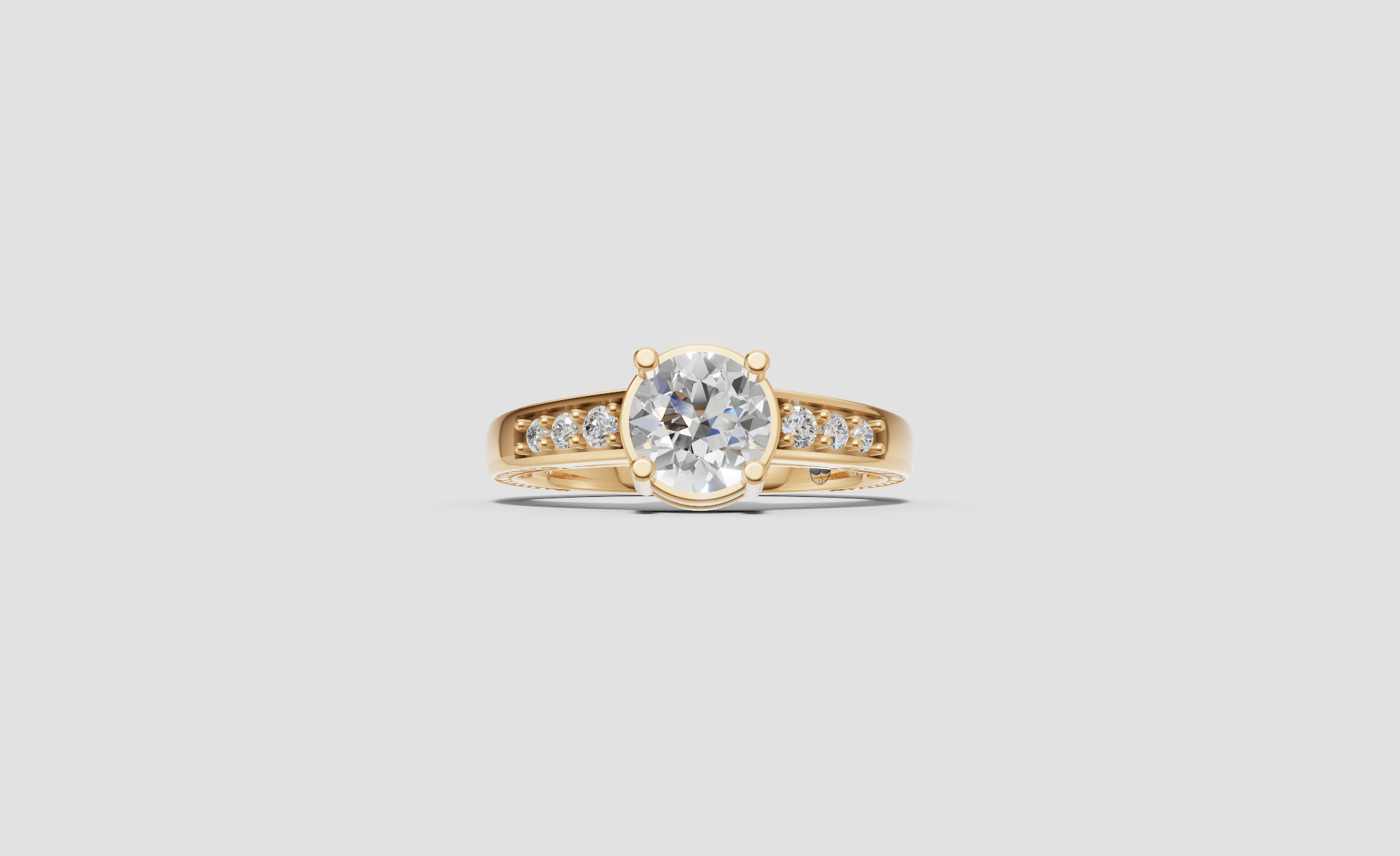 ONYX MAJESTY SOLITAIRE RING — gallery view