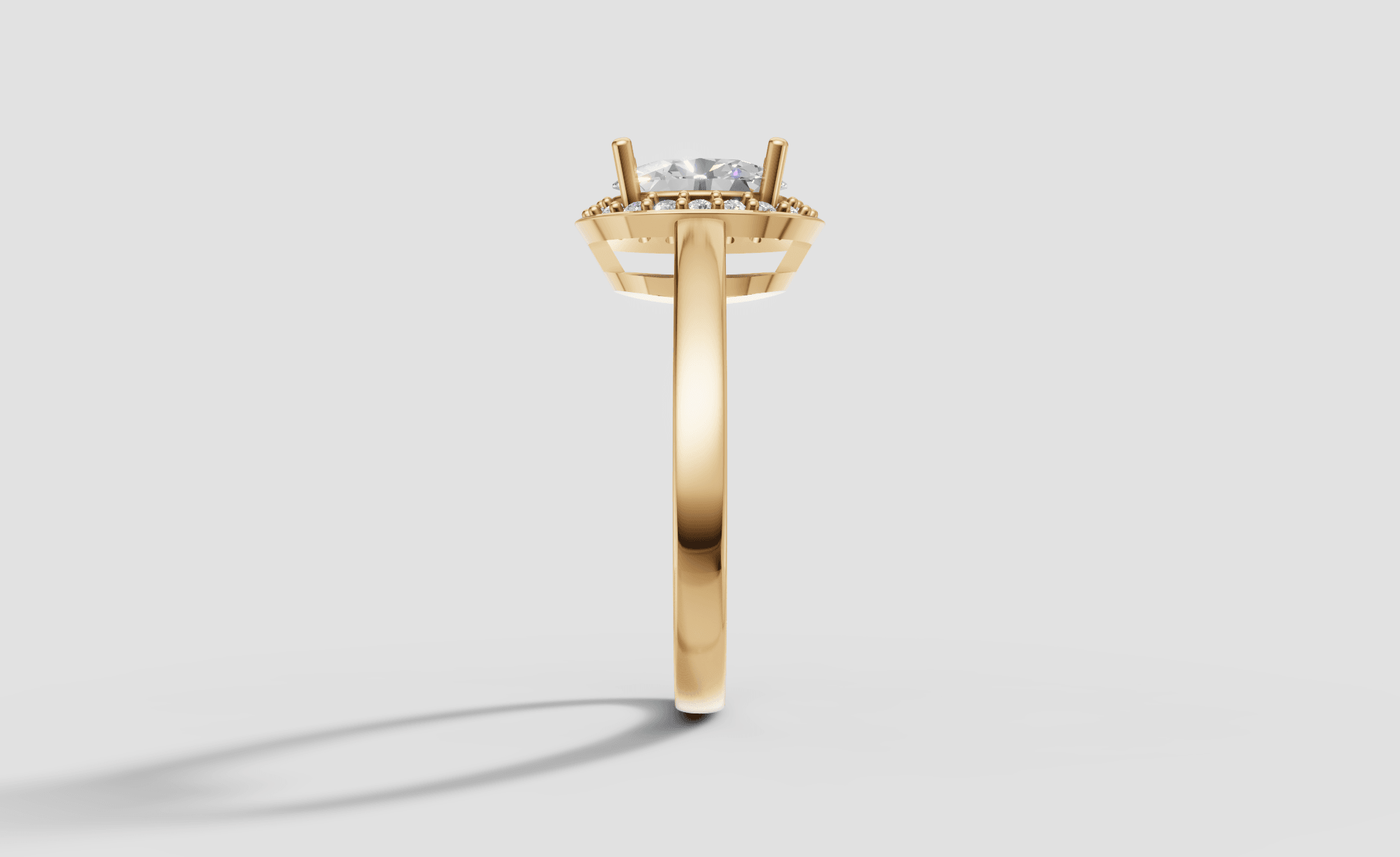 ECLIPSE CROWN SOLITAIRE RING — gallery view