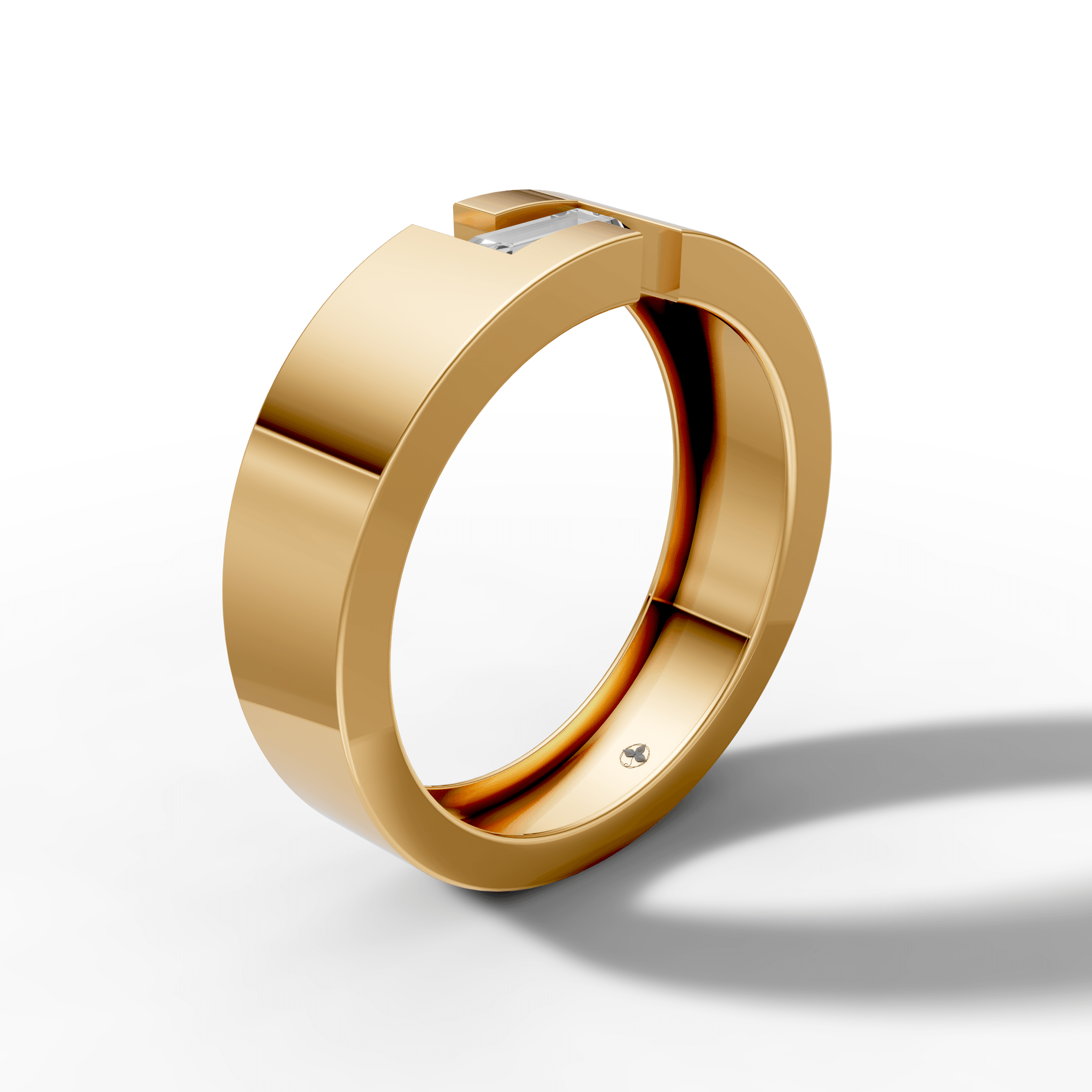 Midnight Onyx Solitaire Ring — gallery view