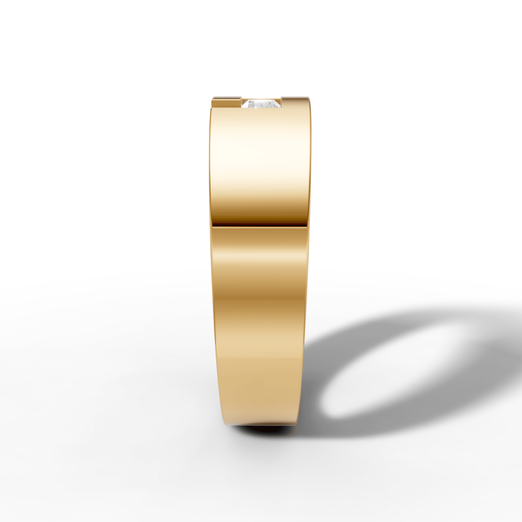 Midnight Onyx Solitaire Ring — gallery view