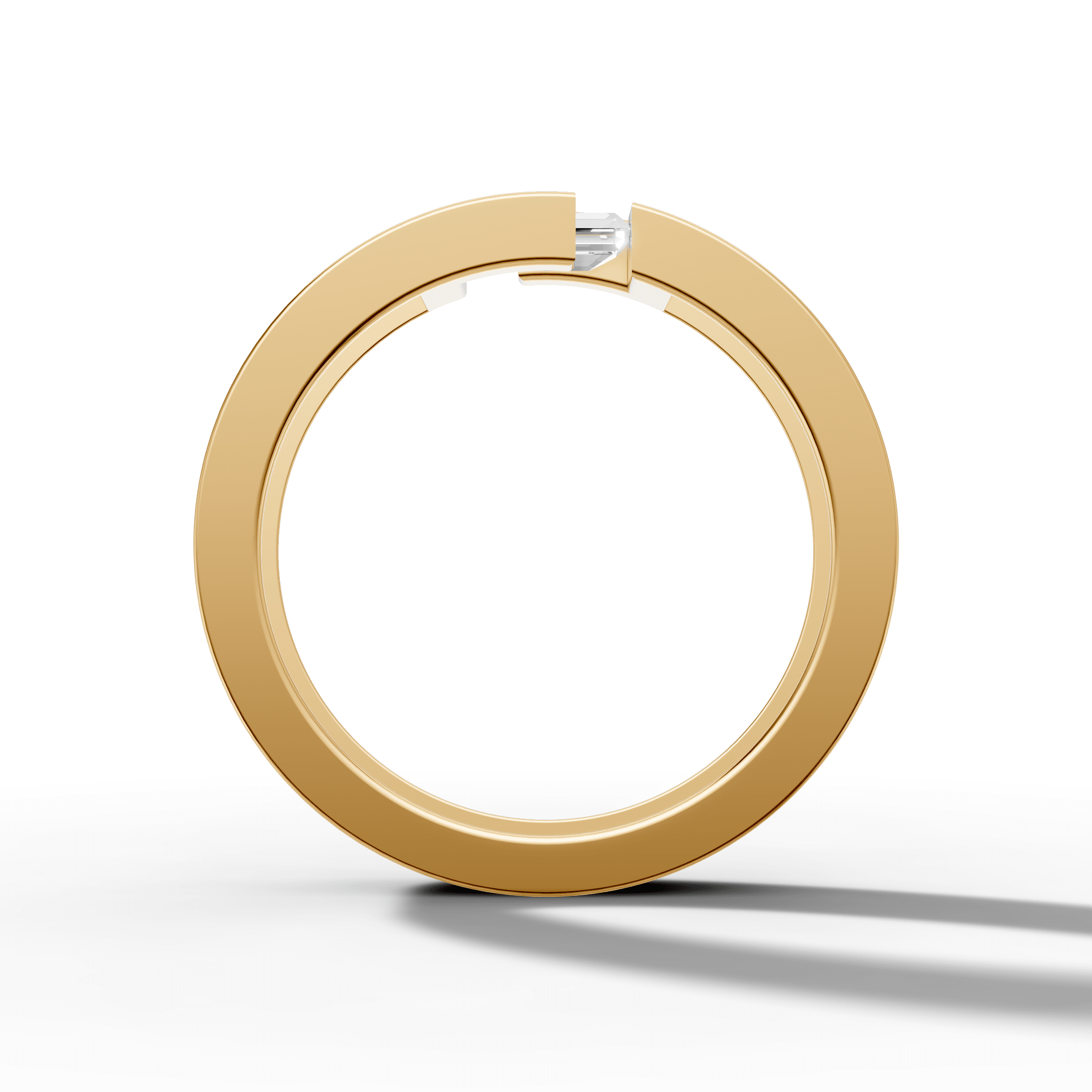Midnight Onyx Solitaire Ring — gallery view