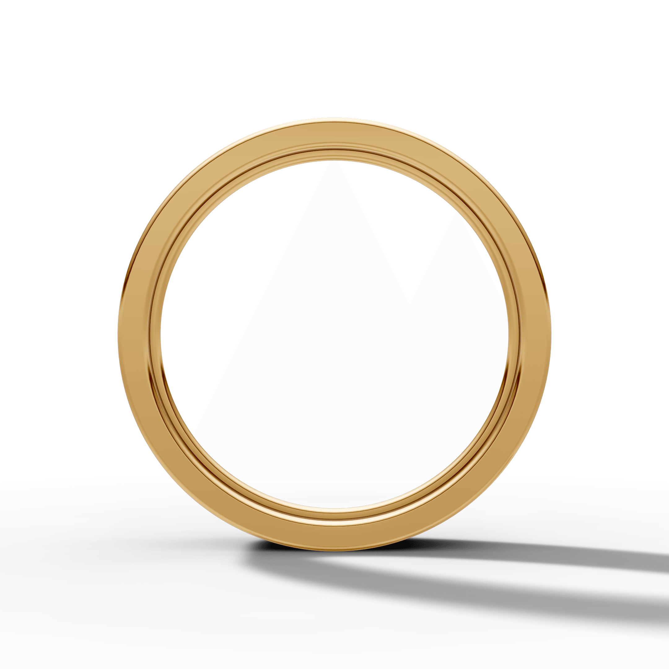 Greek Key Pattern Band Ring — gallery view