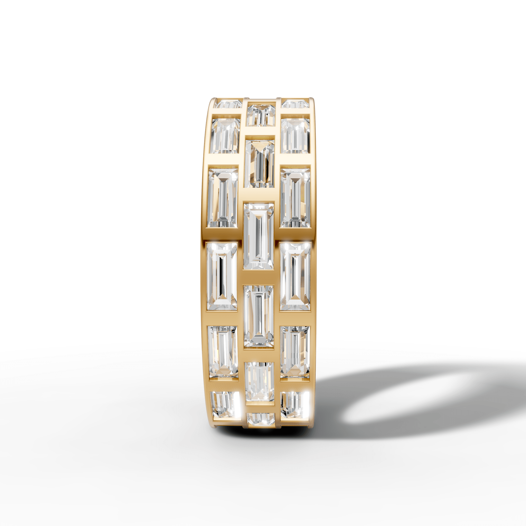 Crystal Paved Band Ring — gallery view