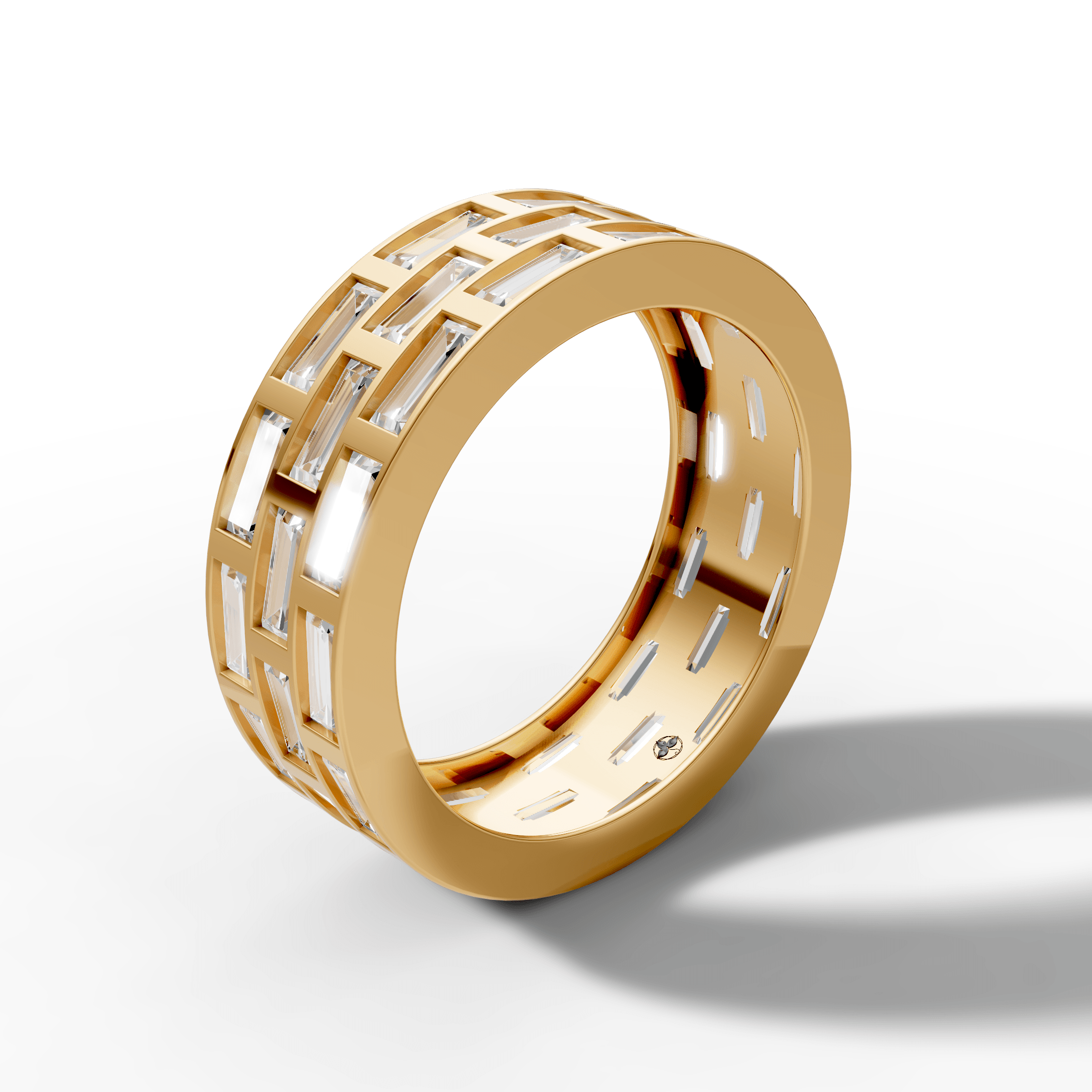 Crystal Paved Band Ring — gallery view