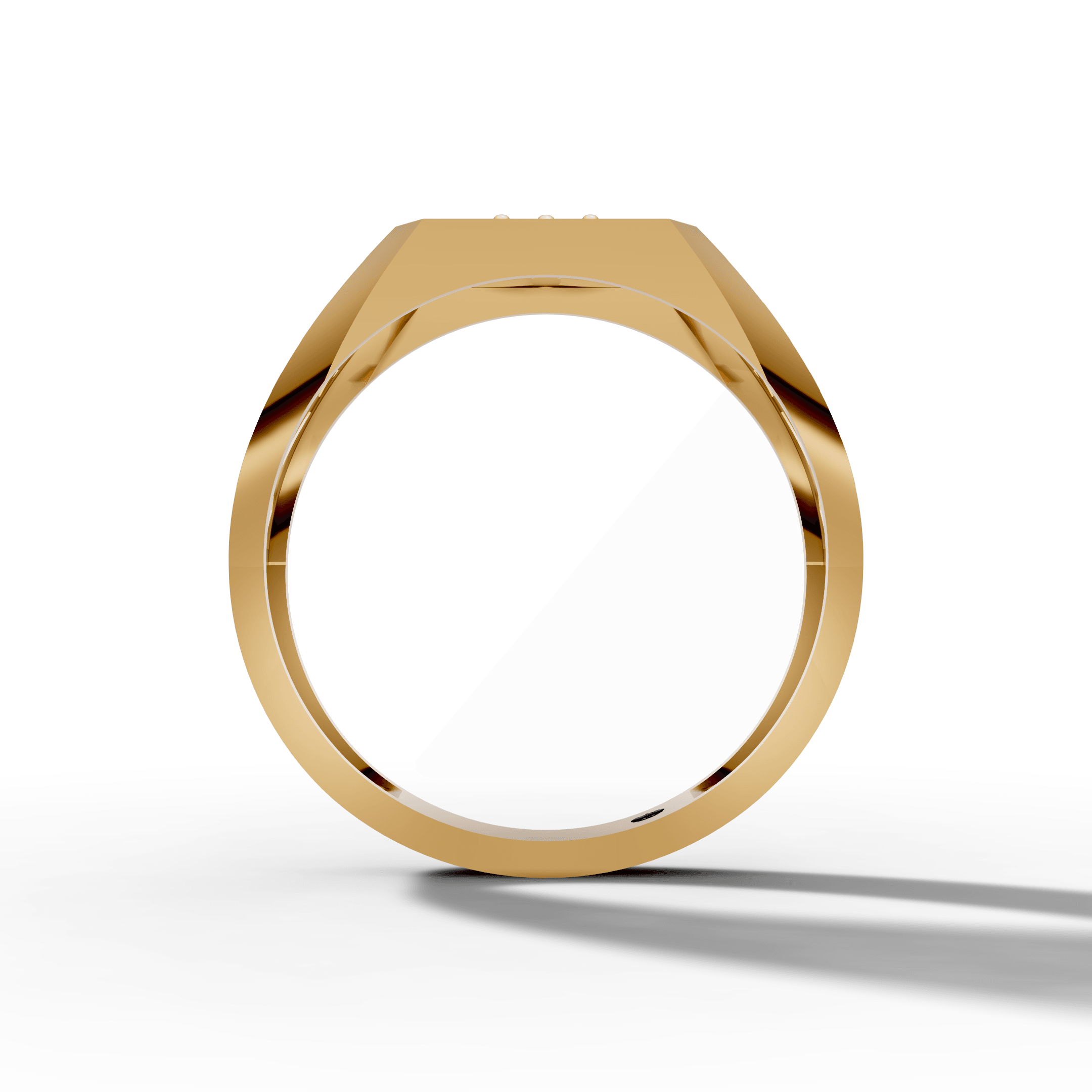 Geometric Crystal Statement Ring — gallery view