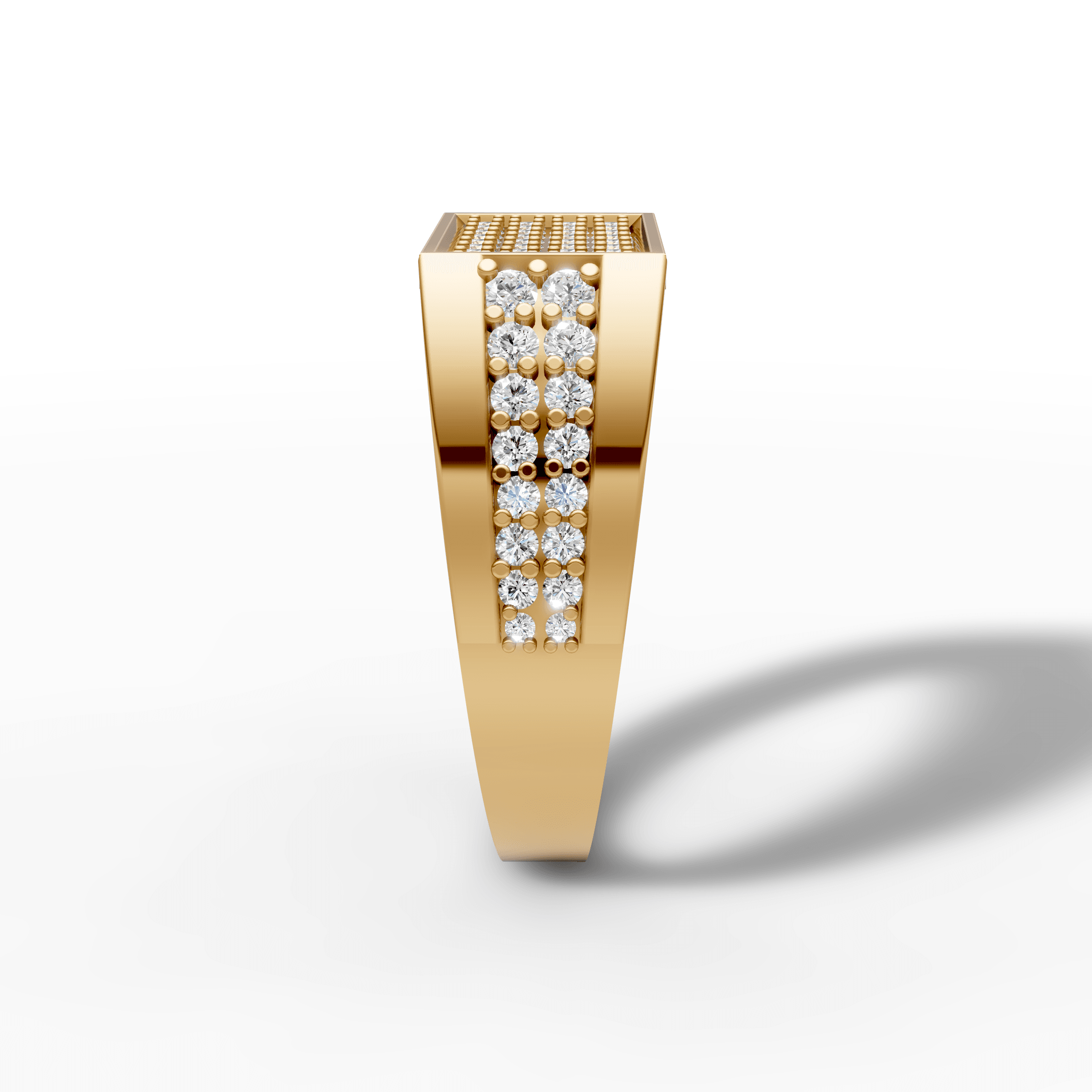 Multi-Row Crystal Statement Ring — gallery view
