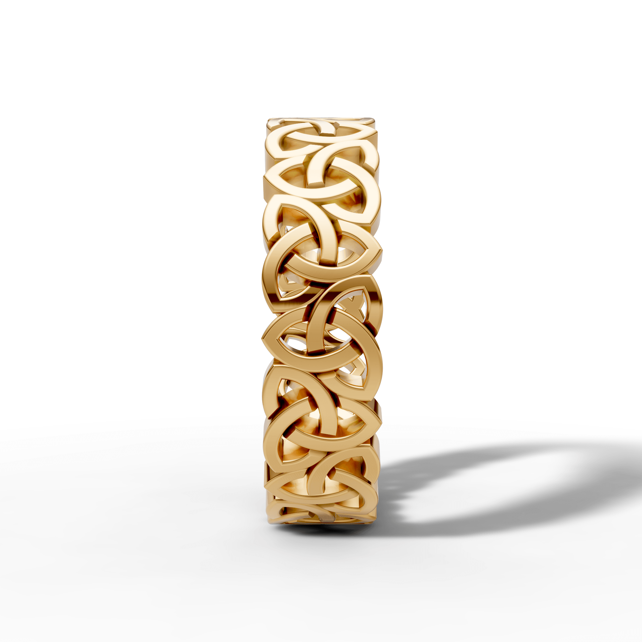 Interlocking Loop Band Ring — gallery view