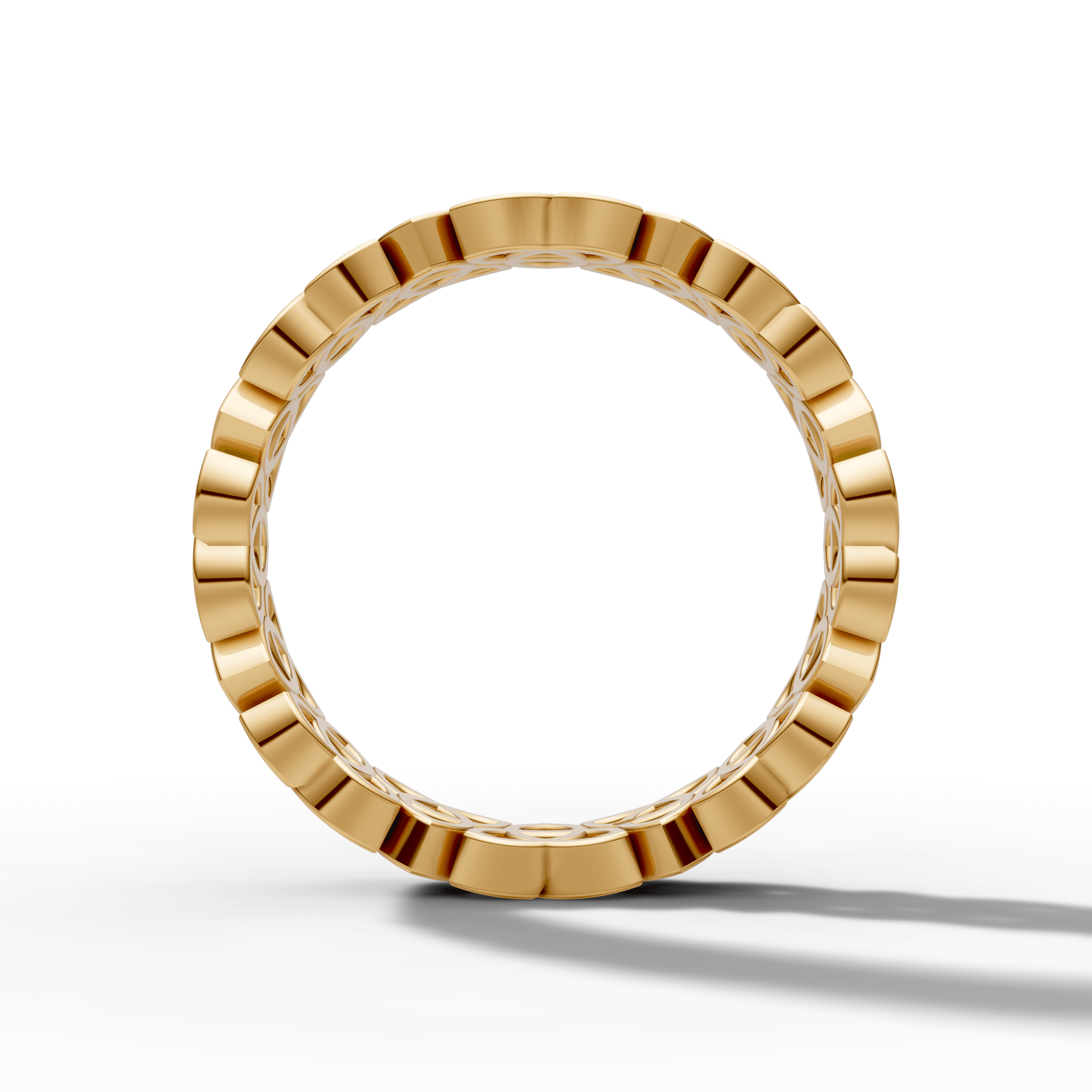 Interlocking Loop Band Ring — gallery view