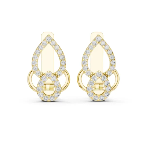 Majestic Halo Studs Earrings